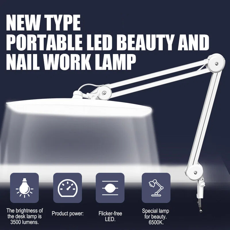 Office Furniture Modern - 24W LED Desk Lamp with Clam