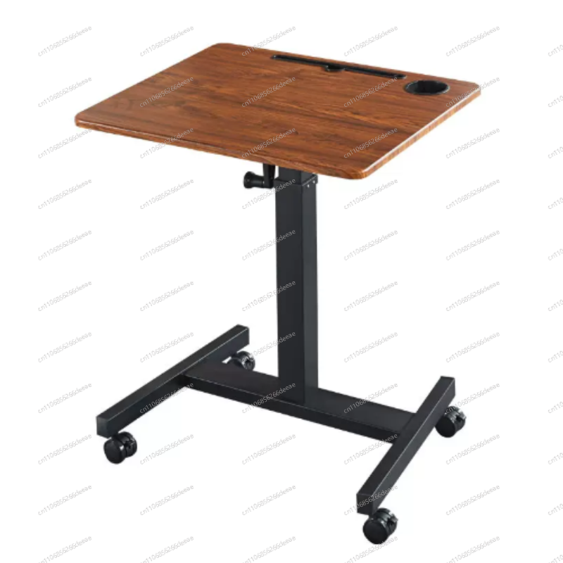 Adjustable Laptop Table - Height Adjustable Mobile Side Table with