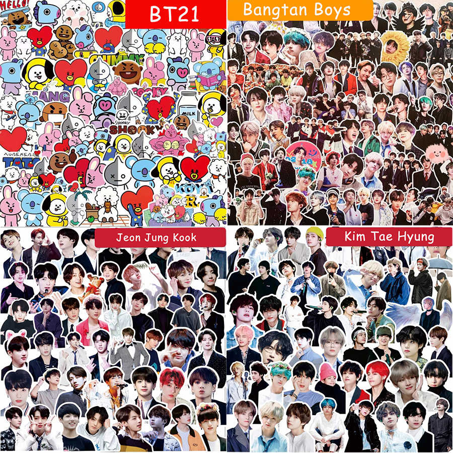Adjustable Laptop Table - BT21 stickers, celebrity peripheral decorations, can