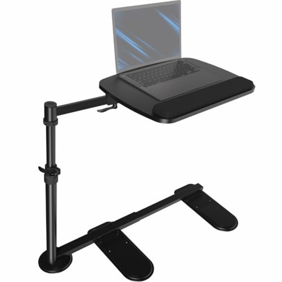 Adjustable Laptop Table - 20 inch Over Couch Swivel Table