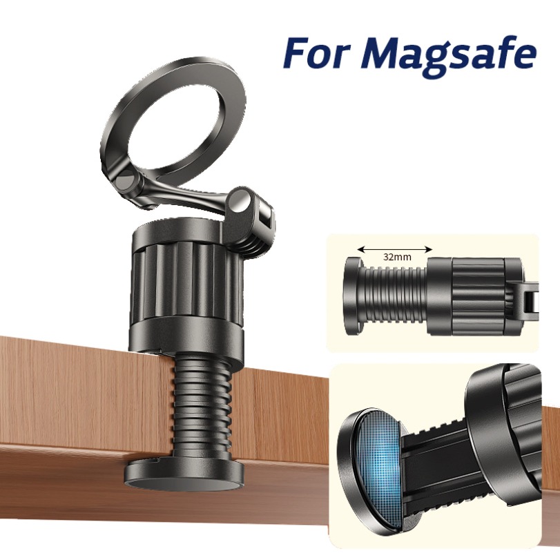 Office Furniture Direct - 360° Rotation Desktop Magnetic Phone Holder