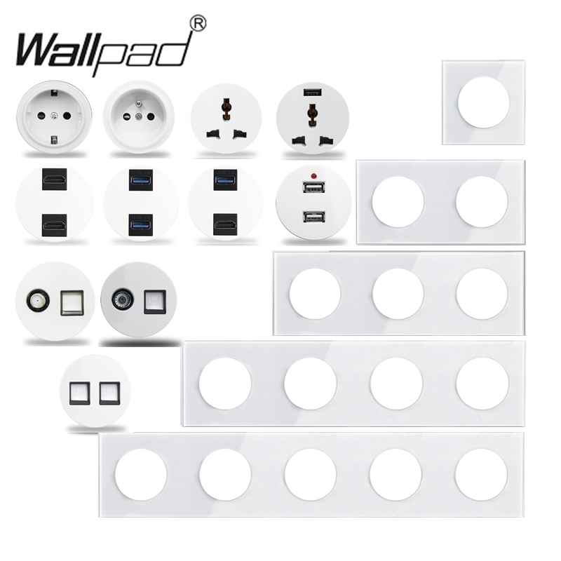 Office Furniture Uk - Wallpad EU French Wall Socket White