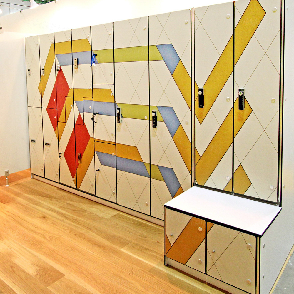 Office Storage Cabinet - Modular Fitness Lockers,Durable Modular Compact Laminate