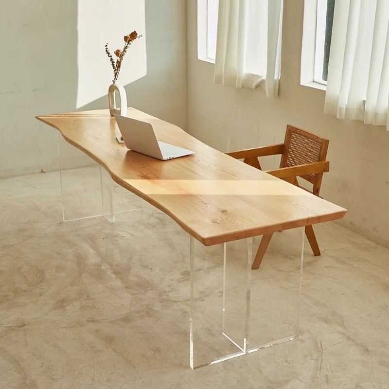 Nordic Solid Wood Acrylic Floa - Office Furniture Modern のレビューと価格