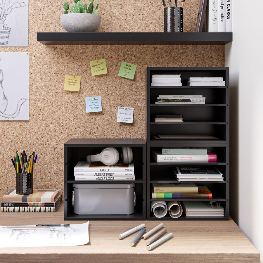 4Tier Paper Organizer for Desk - Tray Sorter Stacking のレビューと価格