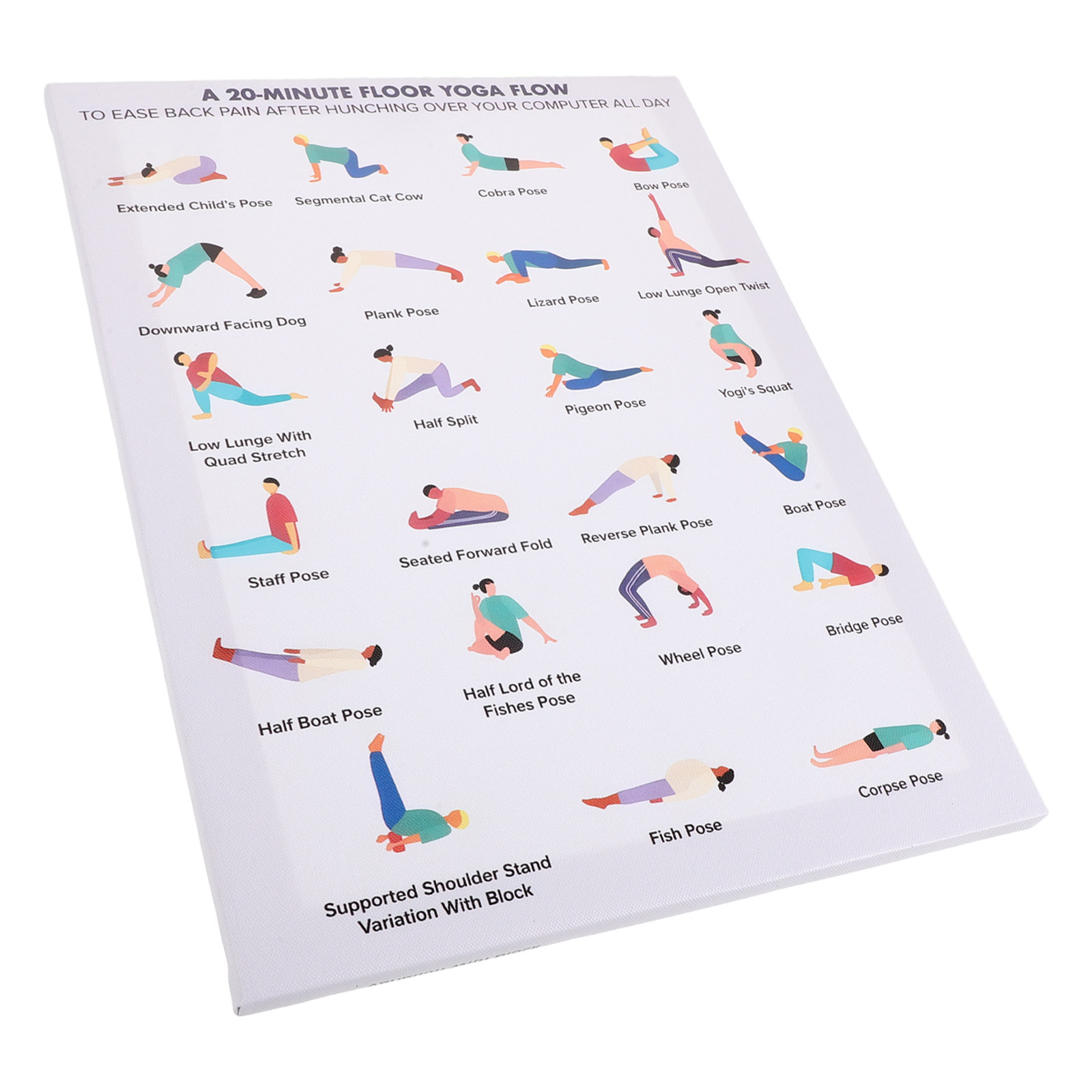 Yoga Poster Wall Art Bundle Mo - Office Furniture Modern のレビューと価格