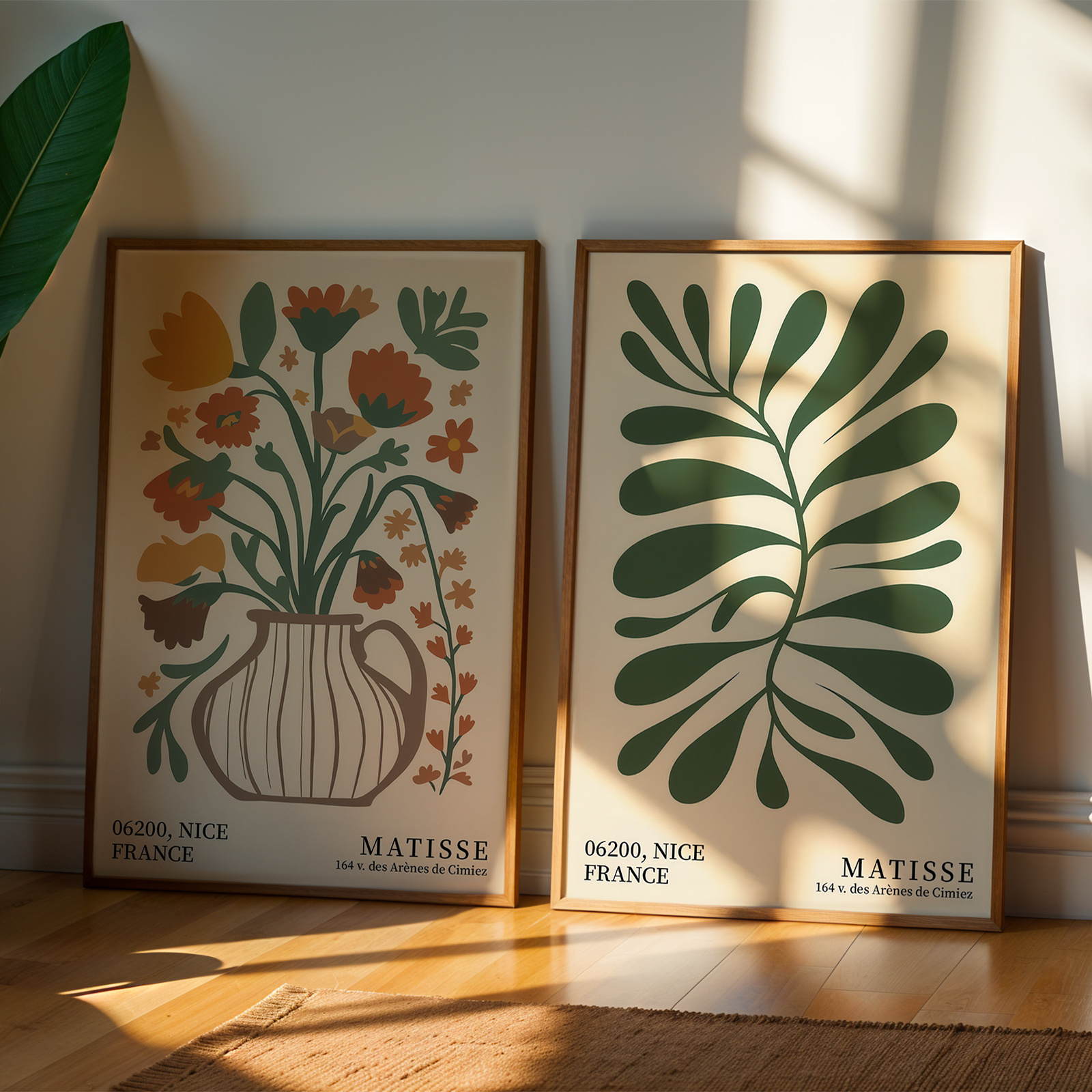 2pcs Green Bohemian Floral Can - Office Furniture Modern のレビューと価格