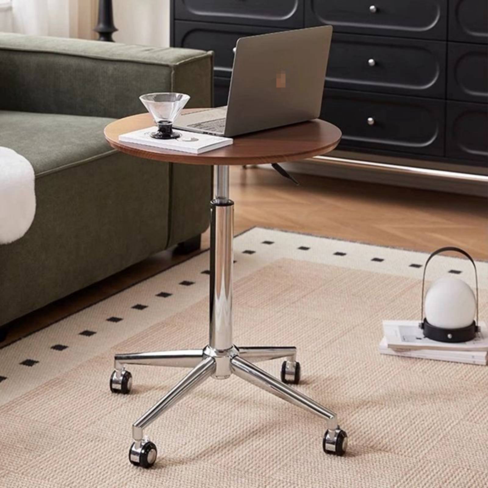 Adjustable Height Rolling Tabl - Adjustable Laptop Table のレビューと価格