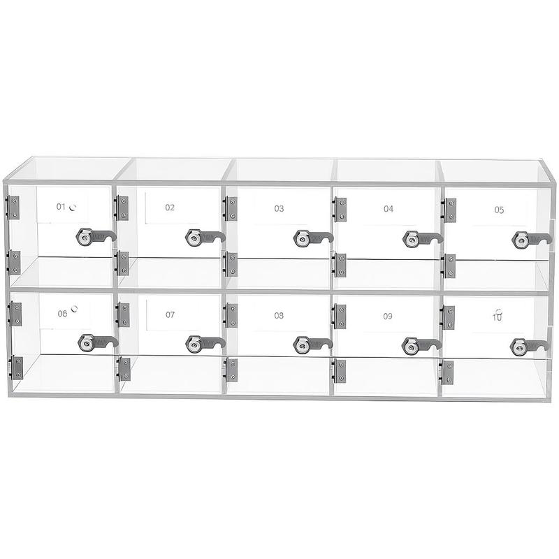 Cell Phone Storage Locker, 10  - Office Storage Cabinet のレビューと価格