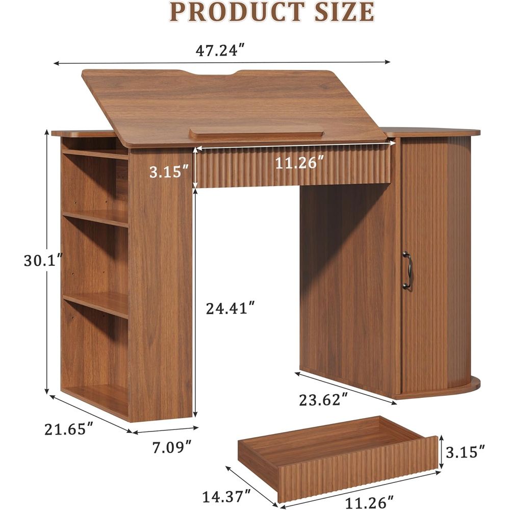 Storage Cabinet Desk with Draw - Office Storage Cabinet のレビューと価格