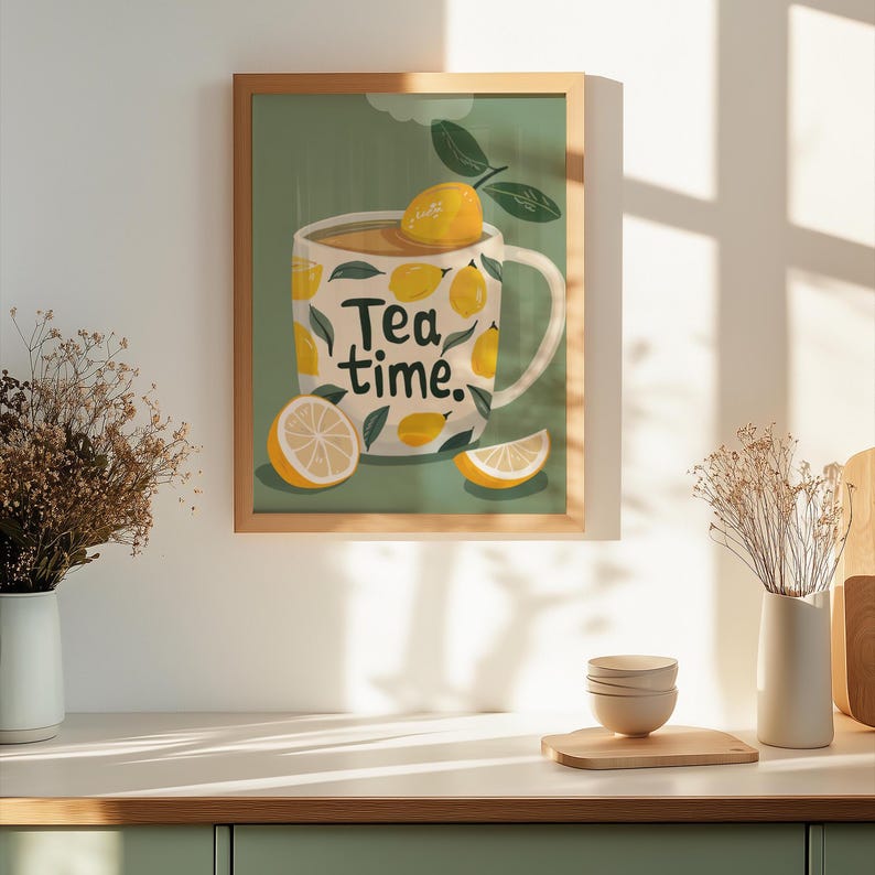 Modern Lemon Tea Time Aestheti - Office Furniture Modern のレビューと価格