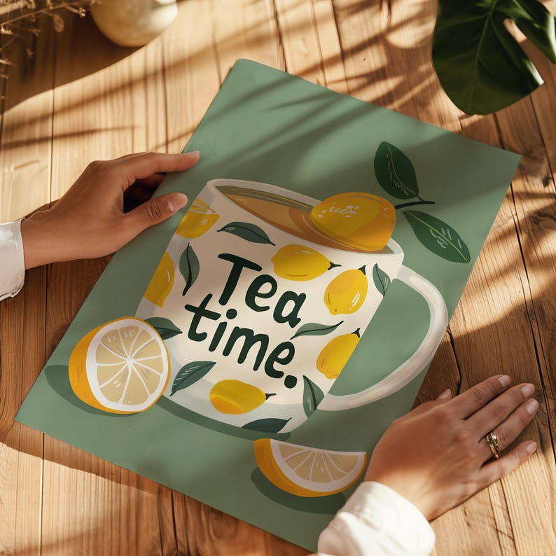Modern Lemon Tea Time Aestheti - Office Furniture Modern のレビューと価格
