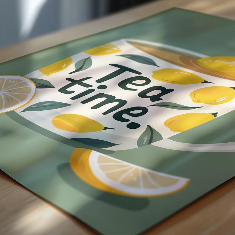 Modern Lemon Tea Time Aestheti - Office Furniture Modern のレビューと価格