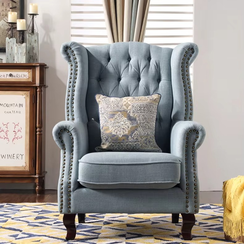Modern Tufted Wing Back Sofa C - Office Furniture For Sale のレビューと価格