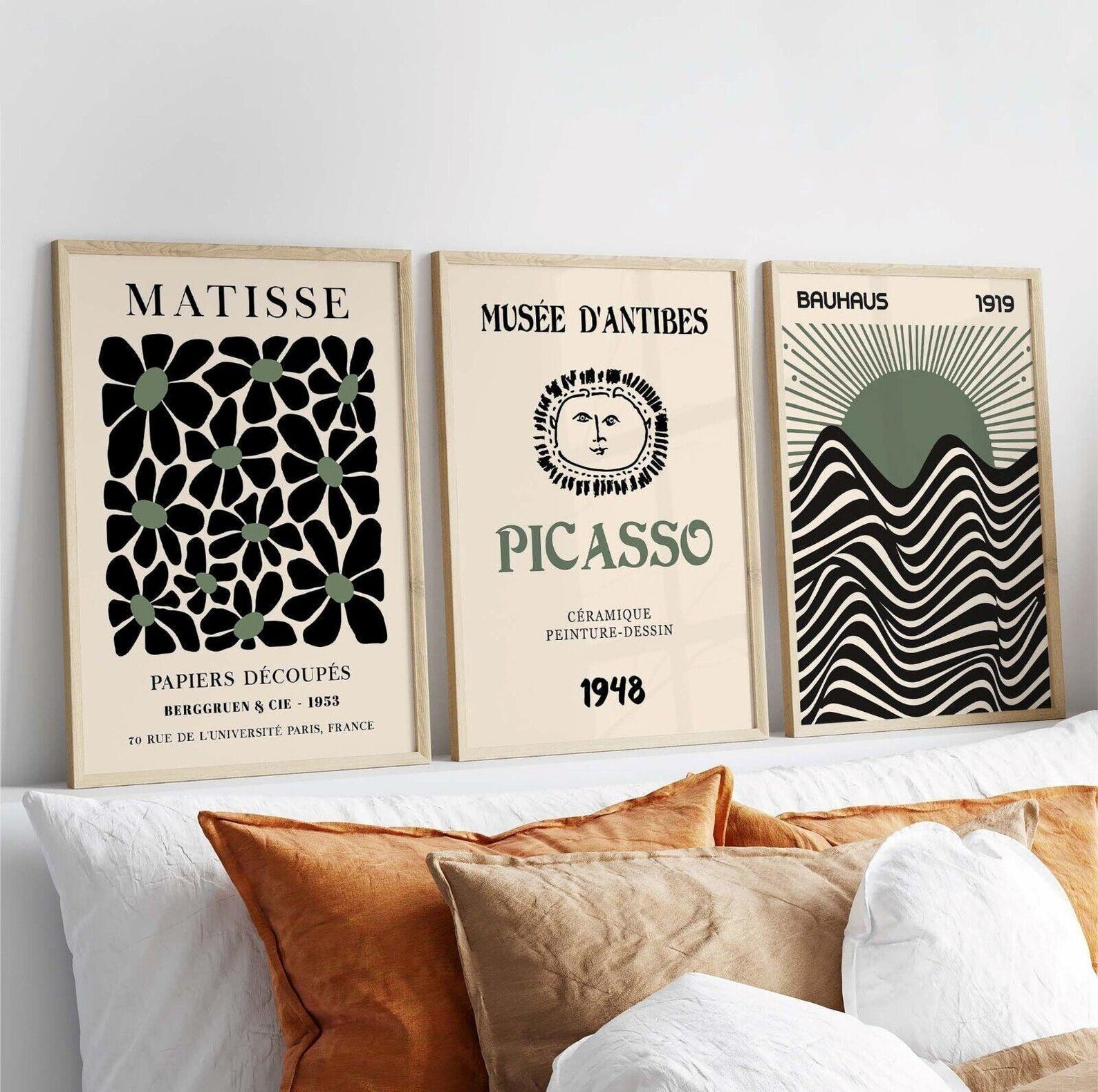 3pcs/set Retro Matisse Canvas  - Office Furniture Direct のレビューと価格