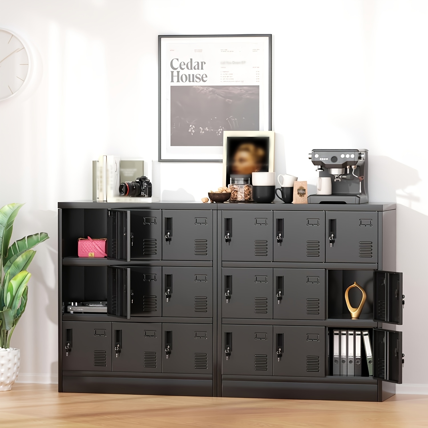 9 Doors Metal Locker Storage C - Office Storage Cabinet のレビューと価格