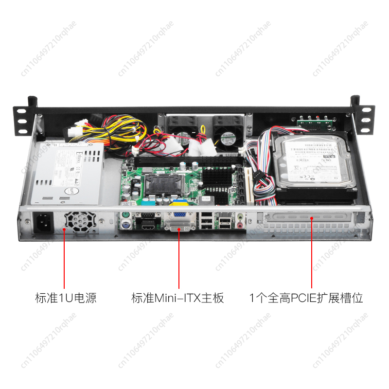 1U short server chassis 1U250L - Office Furniture And Equipment のレビューと価格