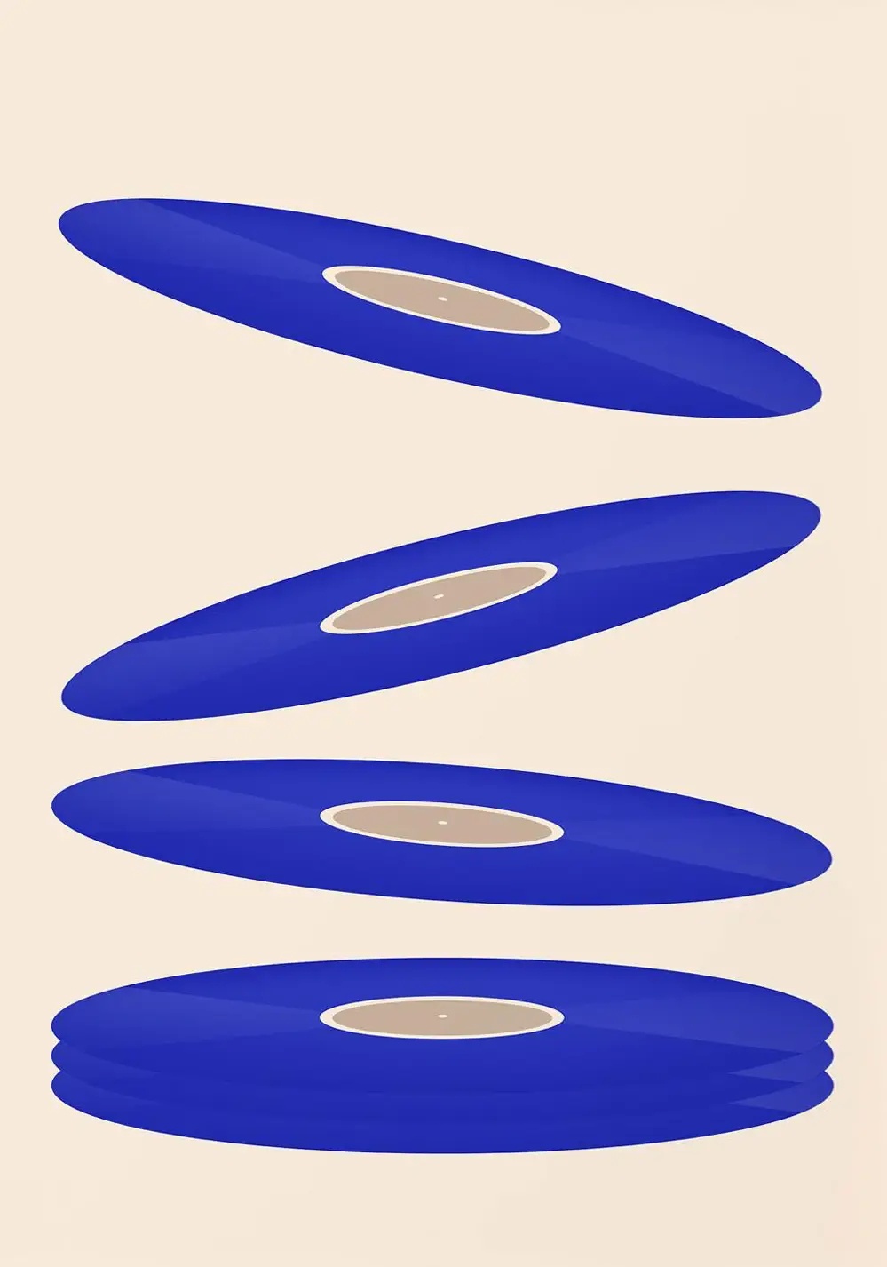 Mid Century Vinyl Record Canva - Office Furniture Direct のレビューと価格
