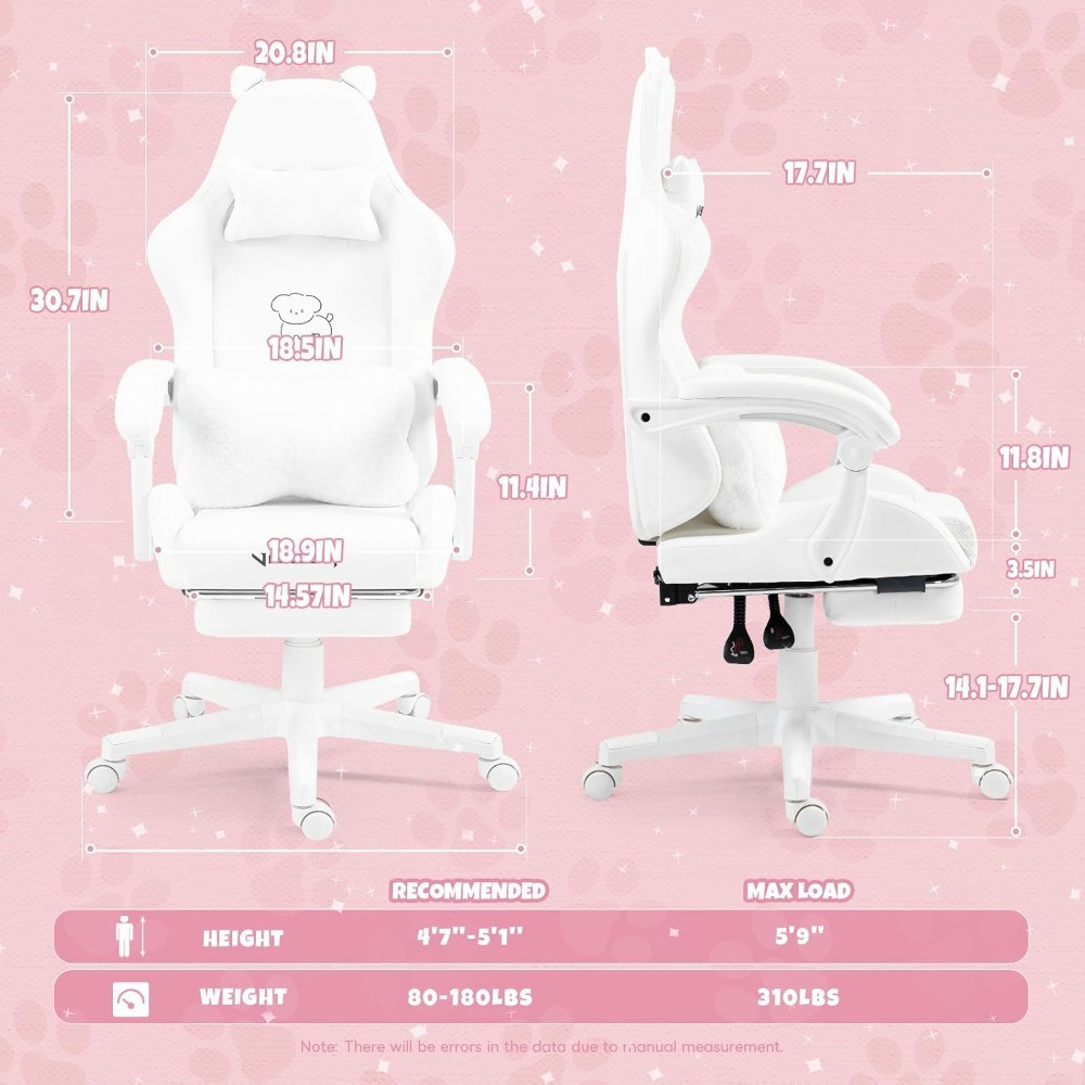 Cute Gaming Chair with Lumbar  - Office Furniture Ergonomic のレビューと価格