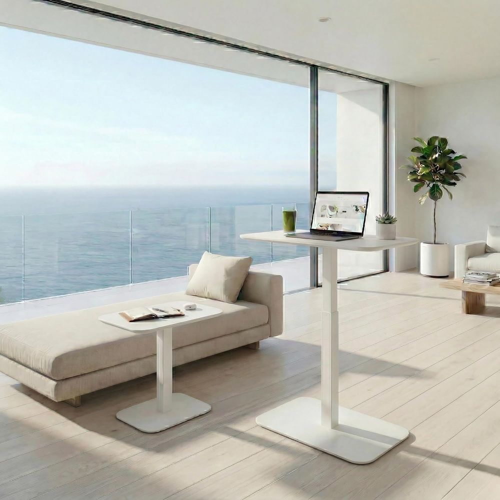 Height-Adjustable Minimalist L - Adjustable Laptop Table のレビューと価格