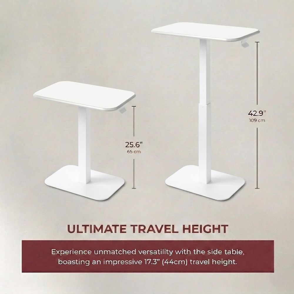 Height-Adjustable Minimalist L - Adjustable Laptop Table のレビューと価格