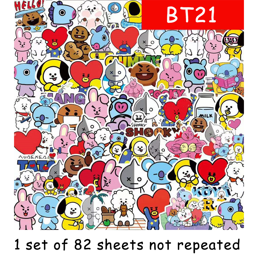 BT21 stickers, celebrity perip - Adjustable Laptop Table のレビューと価格