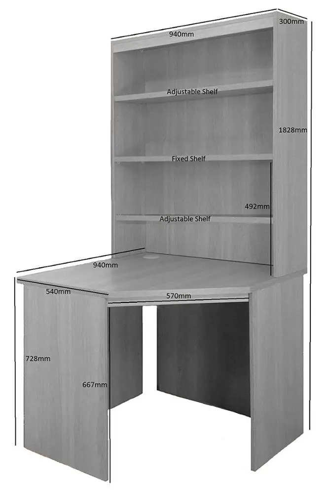 S Corner Desk Unit Computer Ta - Office Furniture Uk のレビューと価格