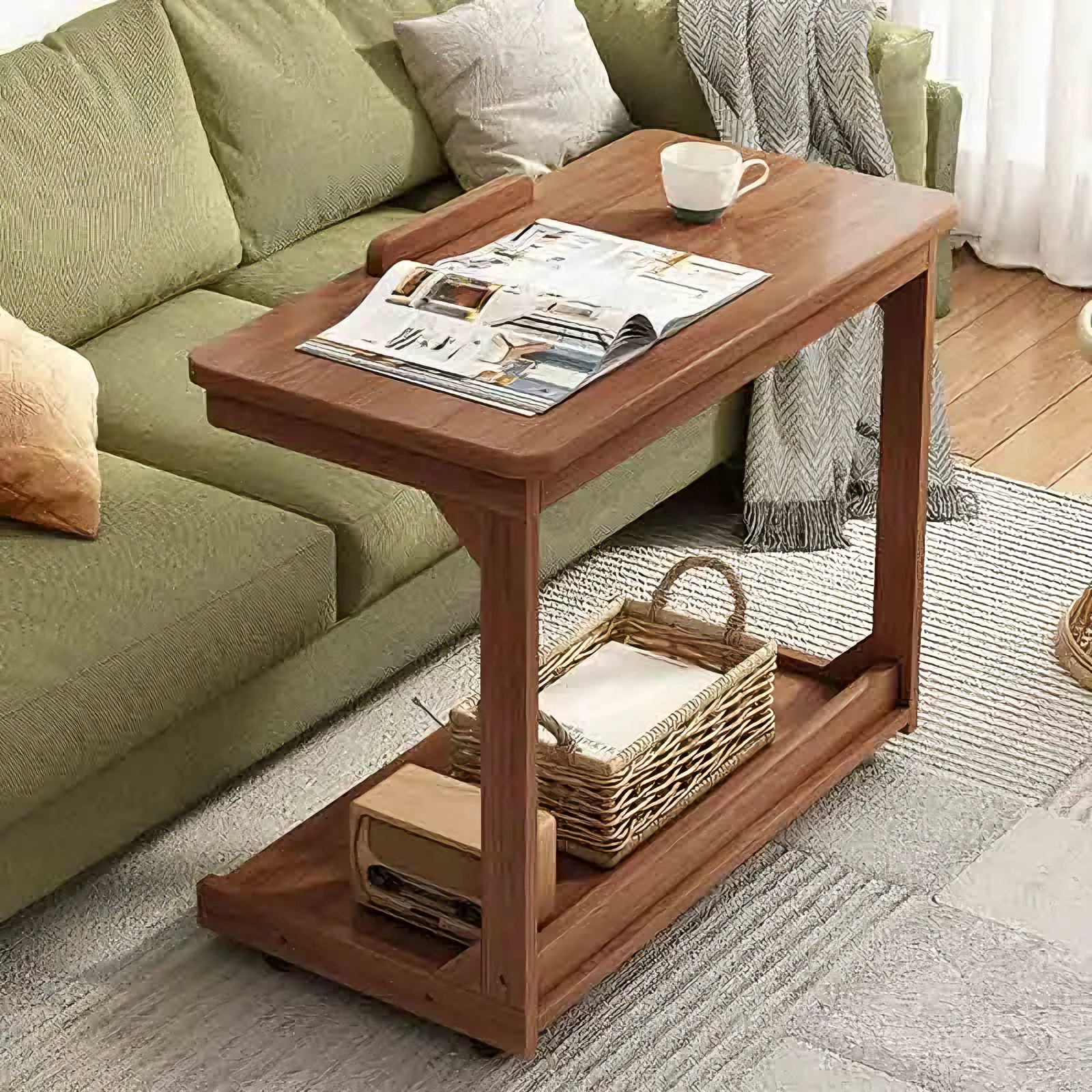 Height adjustable Solid Wood S - Adjustable Laptop Table のレビューと価格