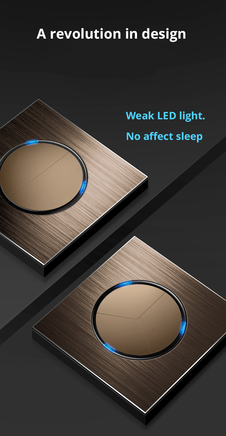 Brown Wall Light Switch EU Fre - Office Furniture Uk のレビューと価格