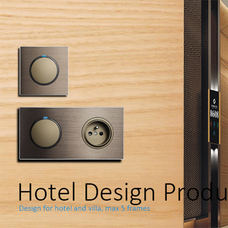 Brown Wall Light Switch EU Fre - Office Furniture Uk のレビューと価格