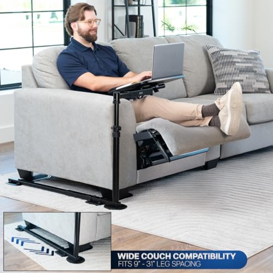 20 inch Over Couch Swivel Tabl - Adjustable Laptop Table のレビューと価格