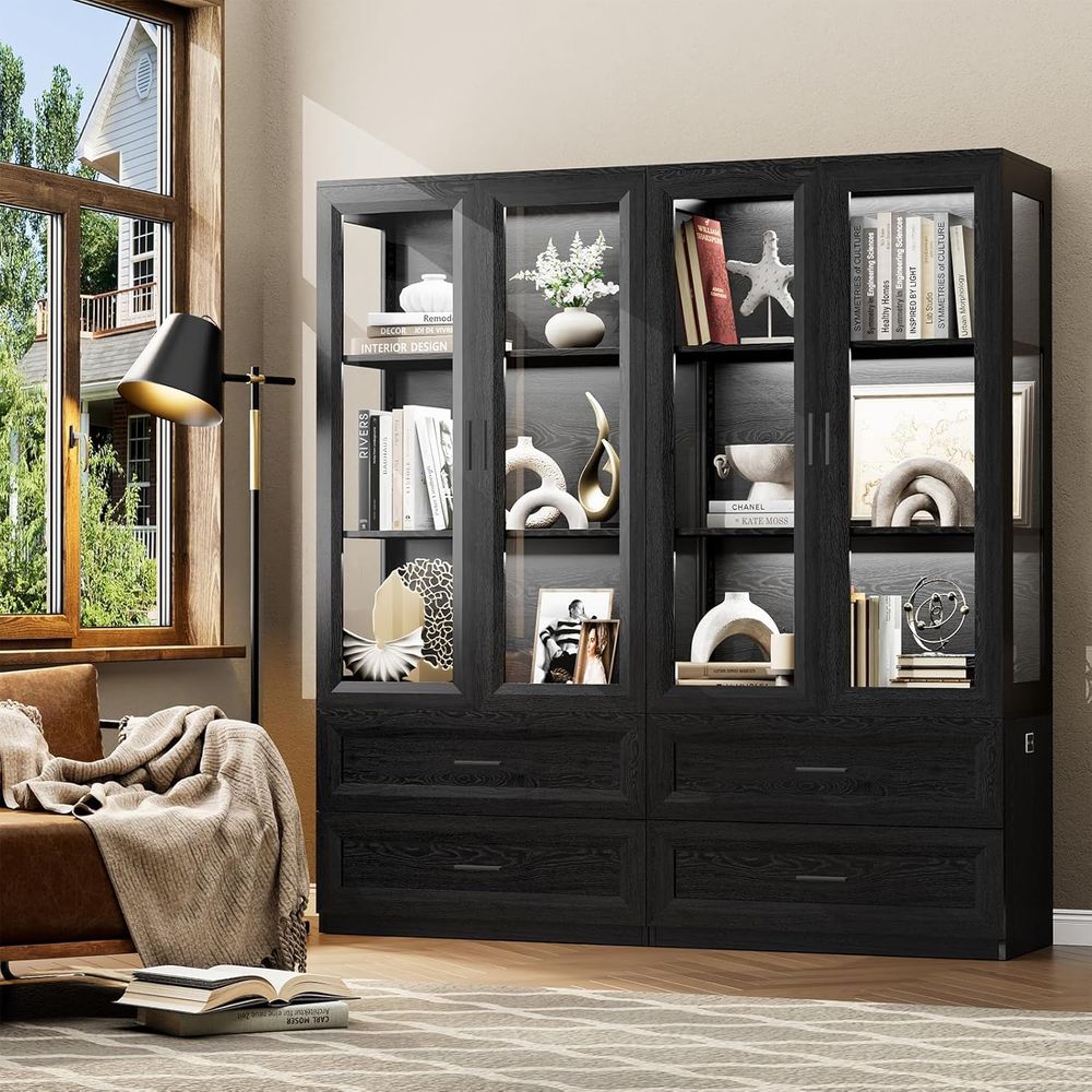 LED-Illuminated Acrylic Displa - Office Storage Cabinet のレビューと価格