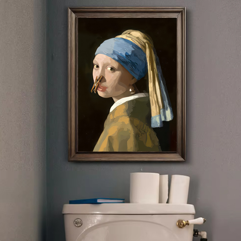 1pc Funny Abstract Bathroom To - Office Furniture Direct のレビューと価格