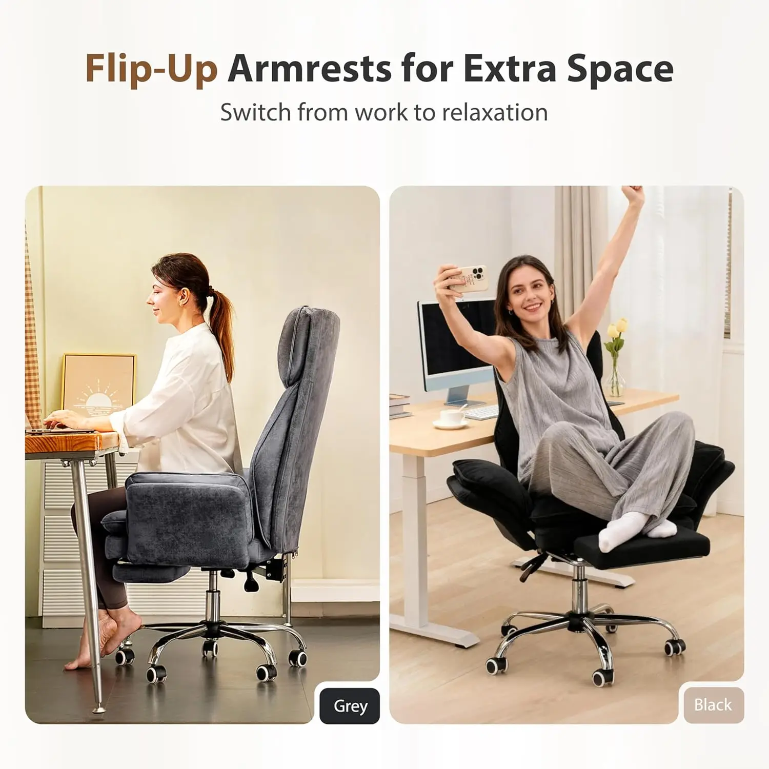 Big and Tall Office Chair, Fli - Office Furniture Ergonomic のレビューと価格