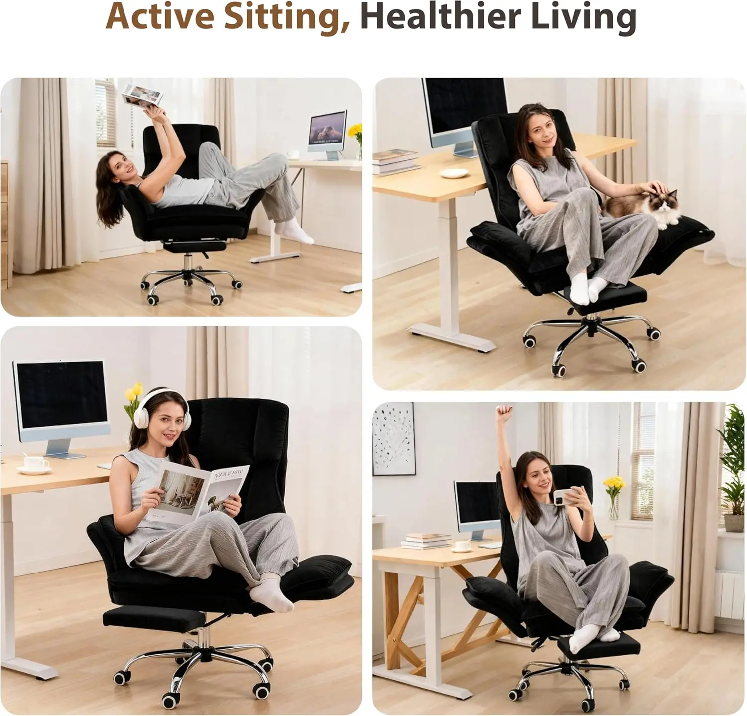 Big and Tall Office Chair, Fli - Office Furniture Ergonomic のレビューと価格