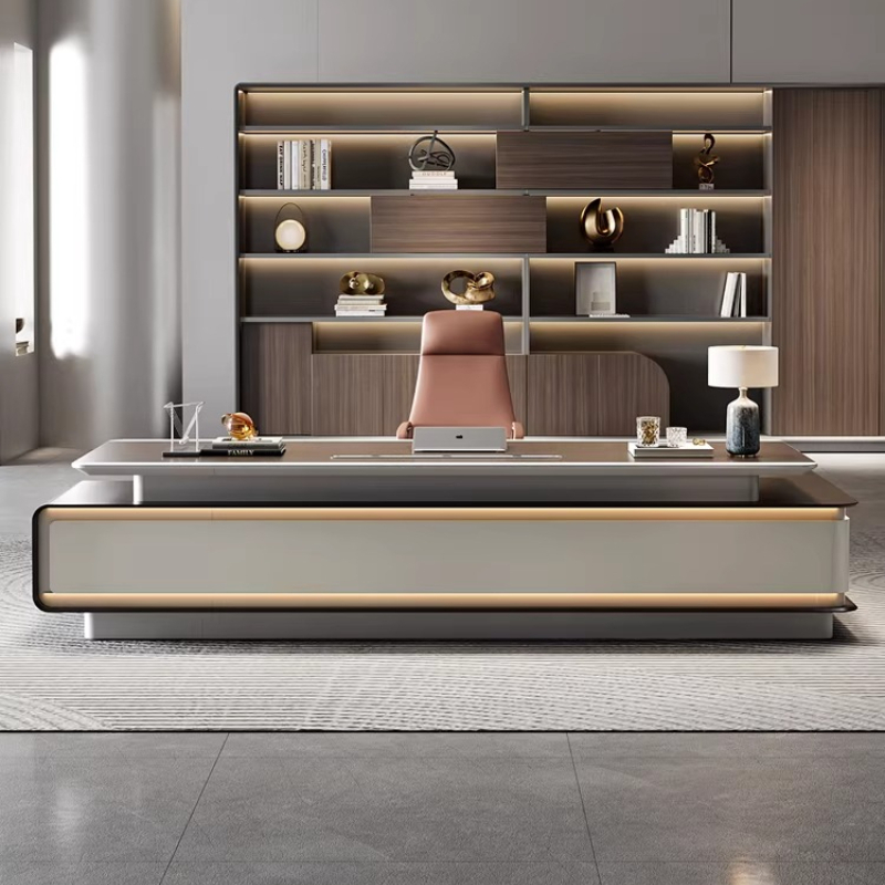 Luxury top boss table 240cm 28 - Office Furniture And Equipment のレビューと価格