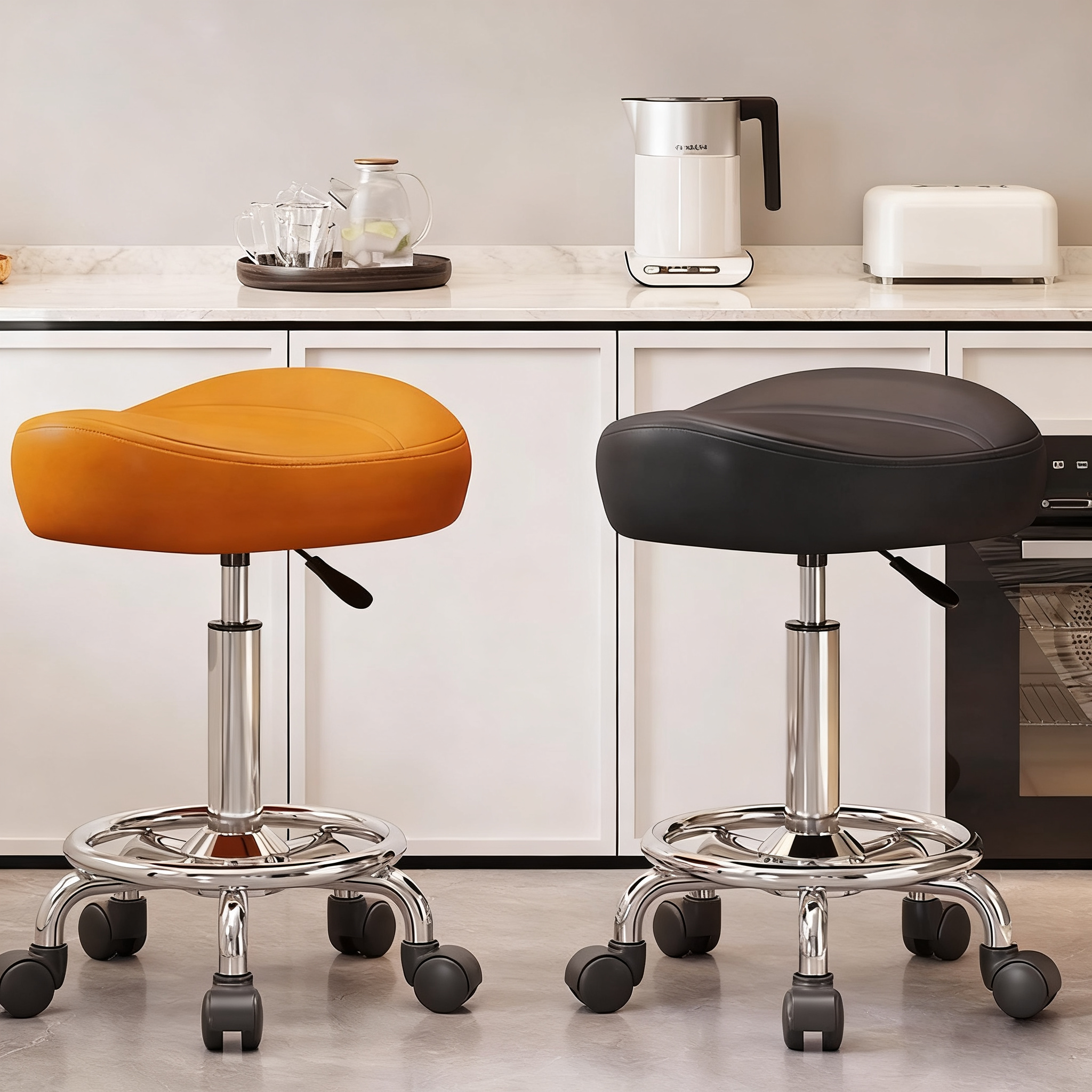 Saddle Stool Rolling Swivel SP - Office Furniture Ergonomic のレビューと価格
