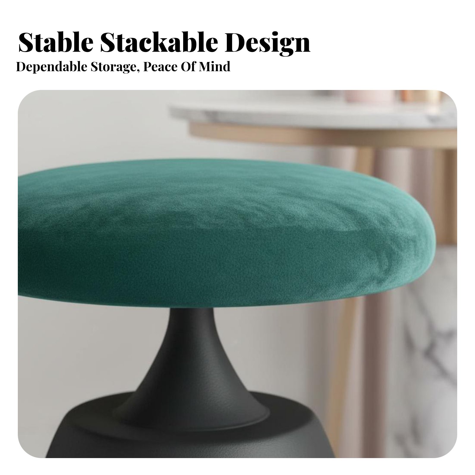 Round Upholstered Pouf Light L - Office Furniture Modern のレビューと価格