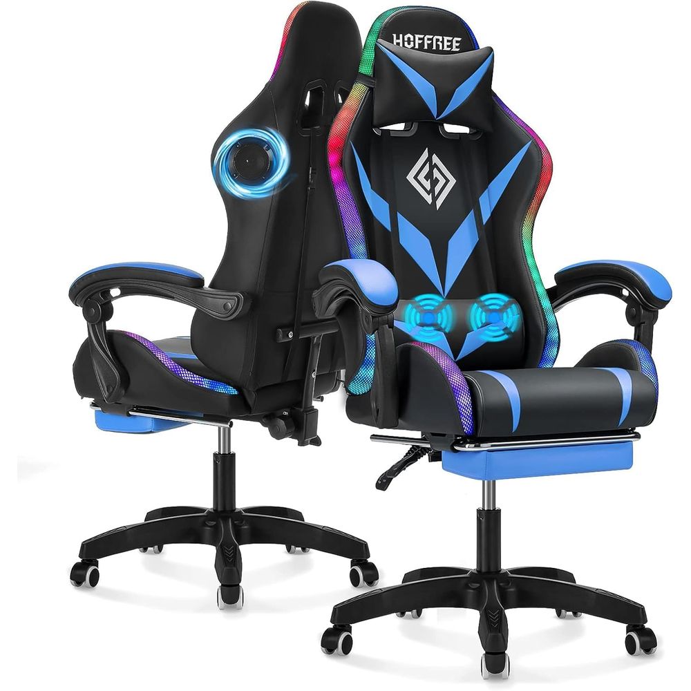 RGB Gaming Chair with Bluetoot - Office Furniture Ergonomic のレビューと価格
