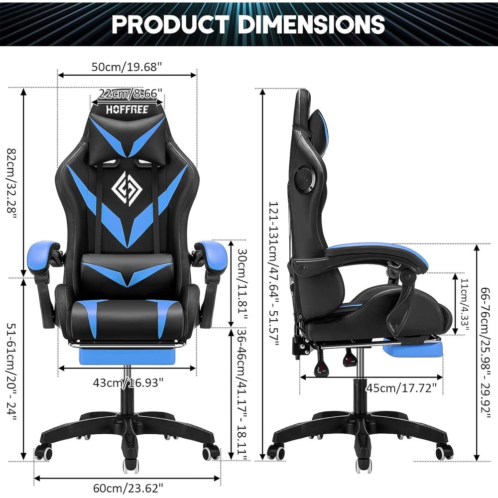 RGB Gaming Chair with Bluetoot - Office Furniture Ergonomic のレビューと価格