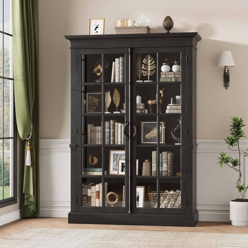 65 Tall Display Cabinet with A - Office Storage Cabinet のレビューと価格
