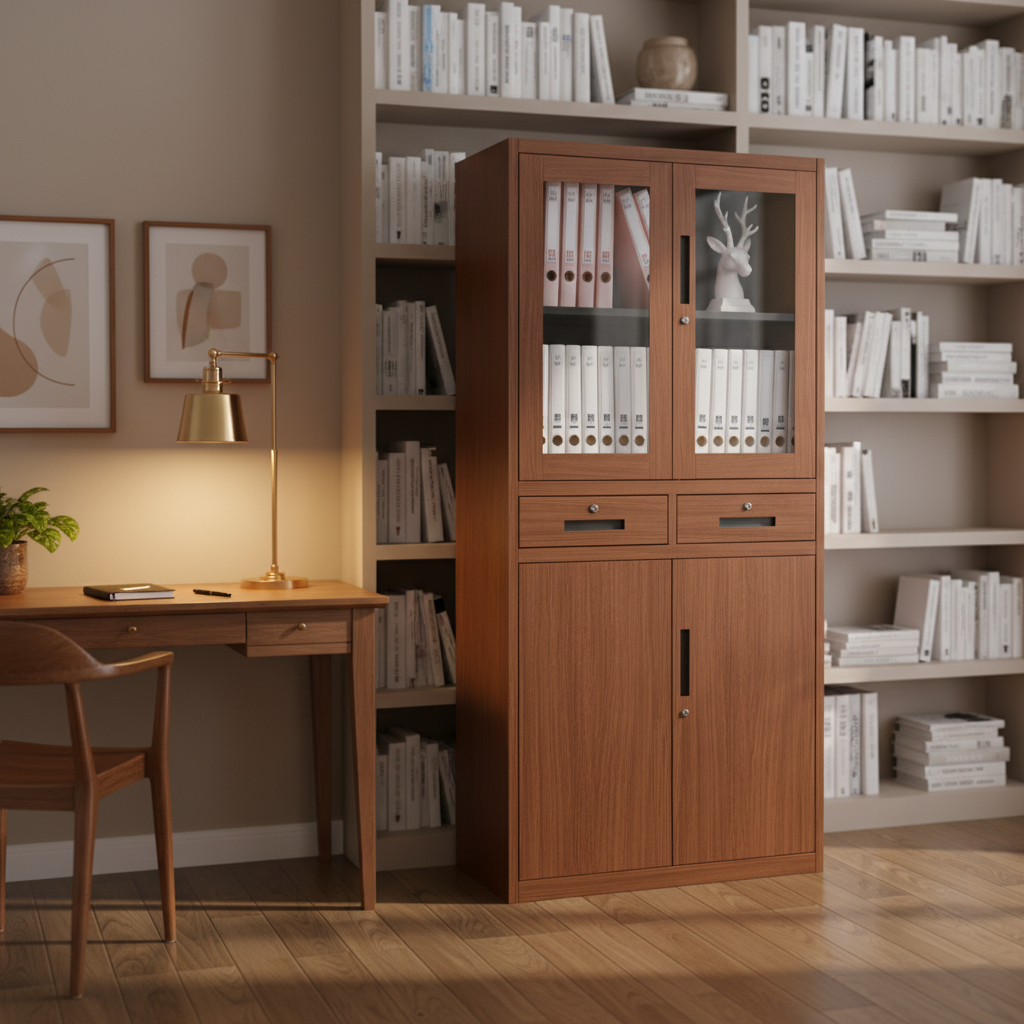 Hot Sale Brown Wood Grain Meta - Office Furniture For Sale のレビューと価格