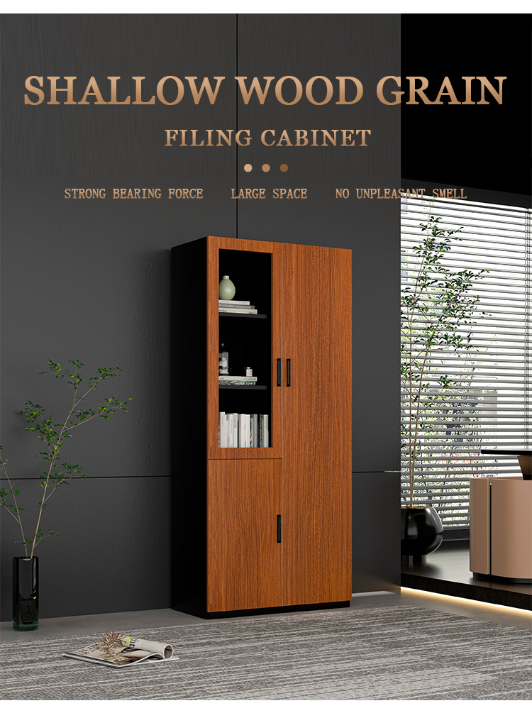 Hot Sale Brown Wood Grain Meta - Office Furniture For Sale のレビューと価格