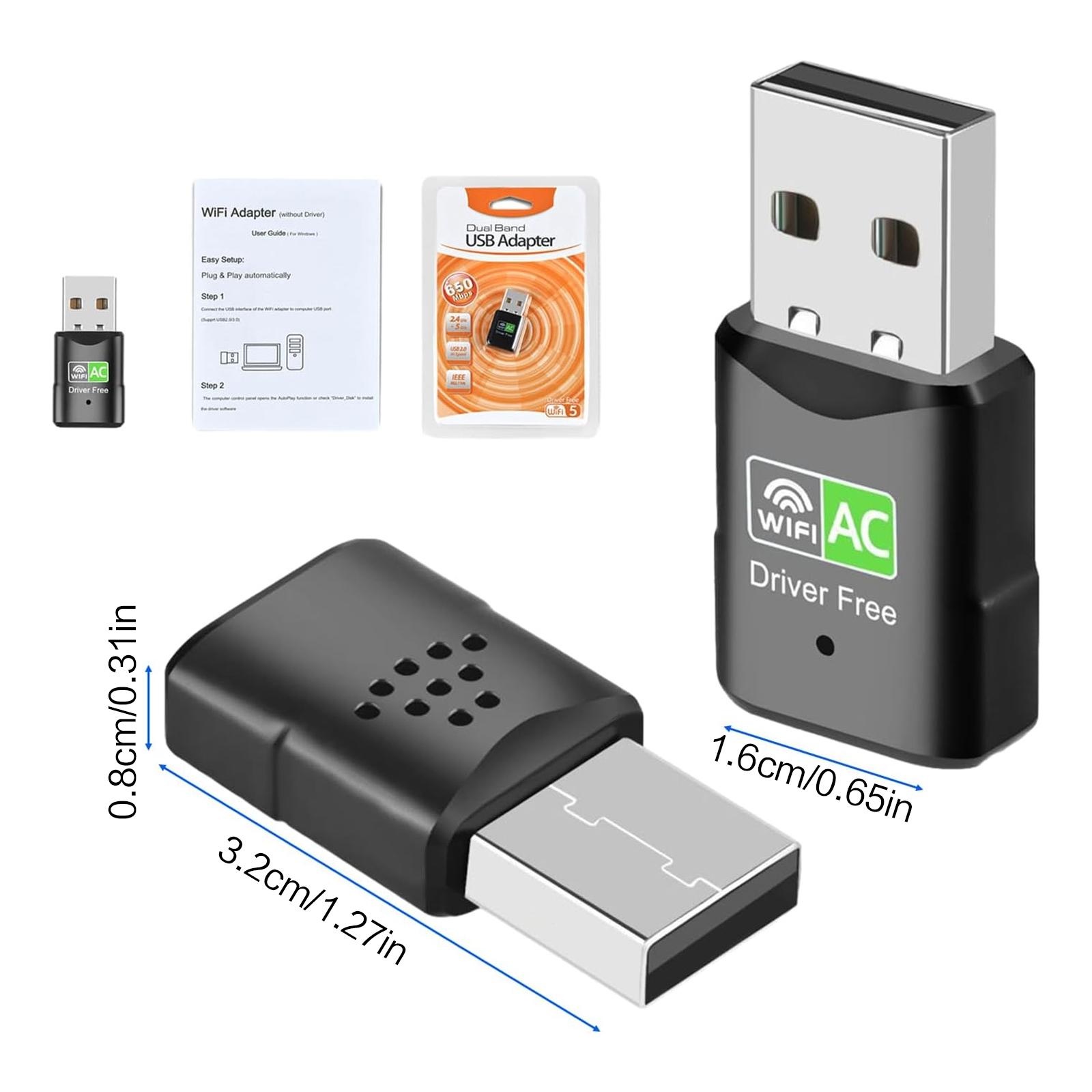 AC600 USB WiFi Adapter, Dual B - Adjustable Laptop Table のレビューと価格