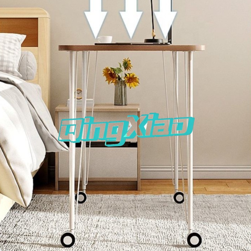 Mobile Computer Desk With Whee - Adjustable Laptop Table のレビューと価格